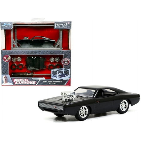 Dom s Dodge Charger R/T Build N Collect Die -cast Model Kit Fast &Furious – Jada Toys 31148 – 1/55 scale Diecast Model Toy Car