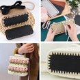 thumbnail image 4 of 4 Color Purse Bottoms for Crocheting PU Leather Crochet Bag Bottom Base for DIY Knitting Crochet Bags Tote, 4 of 5