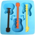 thumbnail image 1 of Bandeja Para Cubitos de hielo ANGGREK Silicona flexible Forma de guitarra, 1 of 8