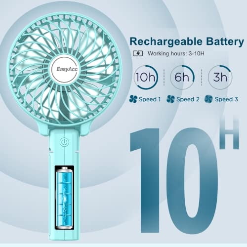 Mini Ventilador de Mano EasyAcc Ventilador de Escritorio USB Pequeño