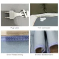 thumbnail image 5 of Manta gruesa calefactable con termostato, mantas eléctricas, colchón cálido, seguridad, 220V, 110V, 5 of 5