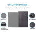thumbnail image 3 of Alfombrilla de arena para gatos Pieviev, impermeable, a prueba de orina, gris, 60 x 38 cm, 3 of 7