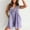 Purple, variant on Womens Casual Sleeveless Tie Front Denim Romper Overall Shorts Summer Jean Romper With Pocket Elegant Pant Suit Pants Jumpsuit for Women Comfy Jumpsuits Cover Ups Romper with Skirt Overlay Juniors