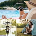 thumbnail image 3 of Strong Clip Phone Umbrella for Sun, Mini Tanning Shade Cover for Cell iPhone/Android (Black), 3 of 7