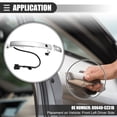 thumbnail image 3 of Unique Bargains 1Set Exterior Door Handle Front Left Driver Side for Nissan Rogue 2.5L 2010-2015 80640-CZ31B,Chrome Tone, 3 of 7