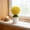 Yellow #0, variant on Mini Money Tree Bonsai in Pot, Artificial Round Ball Potted Plants for Home Desk Decor, Small Indoor Plants for Tabletop, Shelf, Office, No Maintenance, 10 Inch (Multi-color)