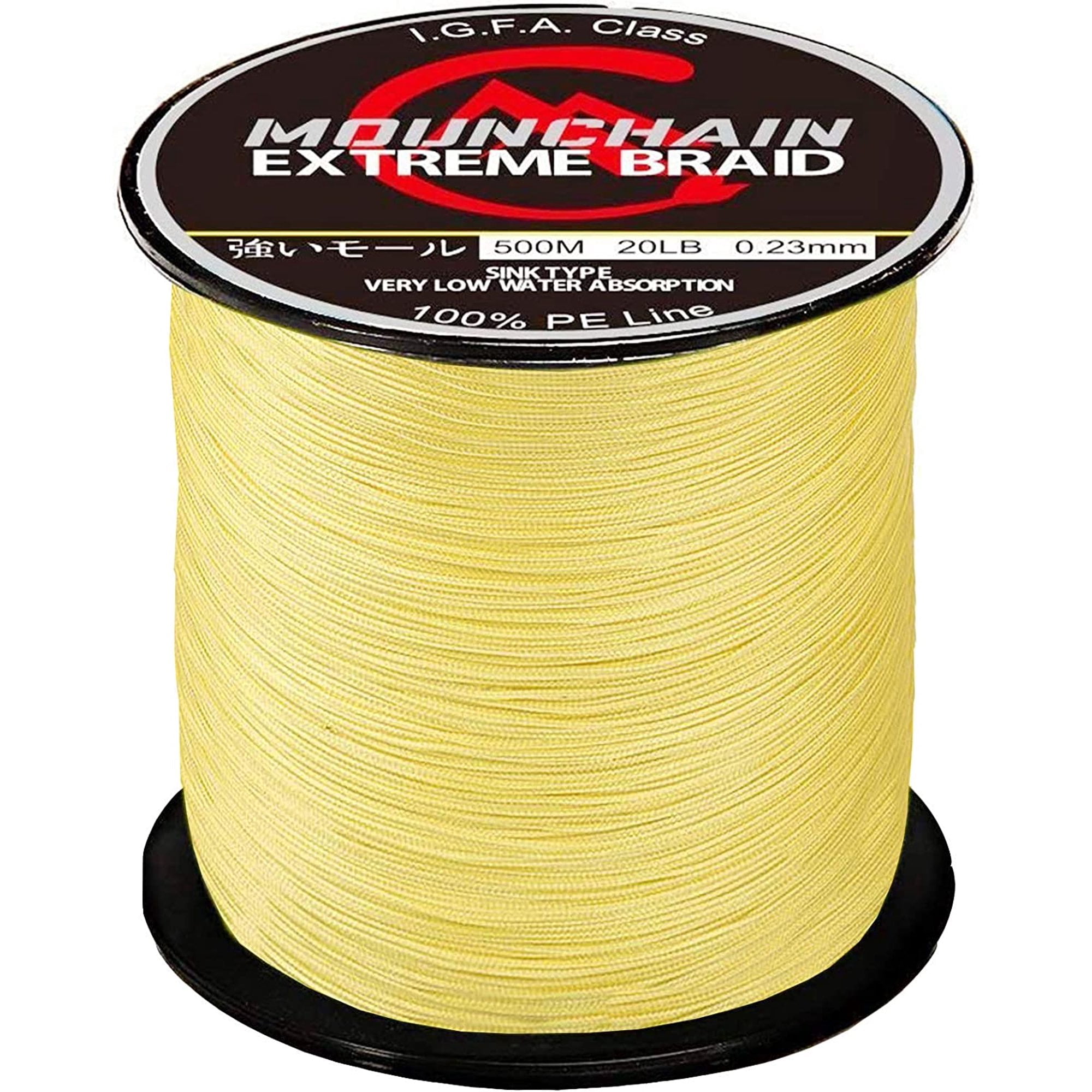 Hellone Braided Fishing Line, 8 Strands Abrasion Resistant Braided Lines  Super Strong 100% PE Sensitive Fishing Line 300M/328Yds 