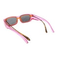 thumbnail image 2 of Polarized 58mm Womens Rhinestone Trim Slim Fit Over Sunglasses Pink Black, 2 of 5