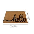 thumbnail image 2 of Carpet Doormat For Entrance And Patio With Coconut Husk Durable Backing Easy To Clean And Welcome Guests For Doorways Garages, 2 of 5