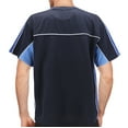 thumbnail image 2 of Men's Lightweight Work Out Gym Knit Shirt Outdoor Fitness Sports Jersey T-Shirt (Navy, L), 2 of 3