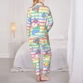 thumbnail image 5 of Bingfone Womens Pajama Sets Cute Unicorn Print,Long Sleeve Loungewear Pajamas Set-Large, 5 of 9
