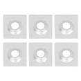 thumbnail image 3 of 10Pcs Carré Plaque de Roulement Rondelle Argent Alliage d'Aluminium Couvercle Attaches Accessoires3030 Simple Trou, 3 of 14