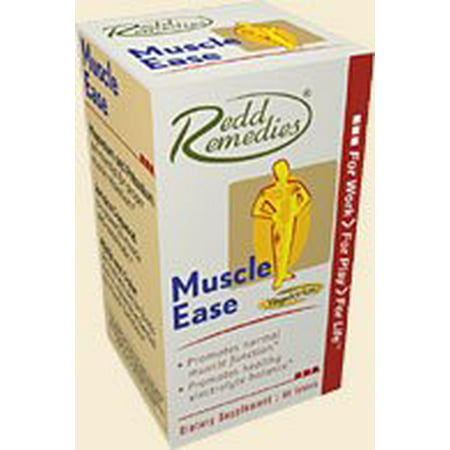 Redd Remedies Muscle Ease - Promotes Proper Muscle Function - Reduces The Chance Of Muscle Cramps - Addresses Normal Muscle Relaxation - 60 (Best Home Remedy For Muscle Cramps)