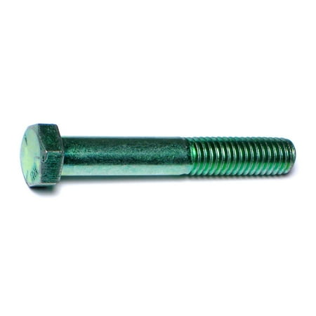 

3/8 -16 x 2-1/2 Green Rinsed Zinc Grade 5 Hex Cap Screws (118 pcs.)