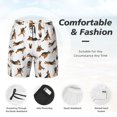 thumbnail image 5 of Lsque Mens Swim Trunks German Shepherd Dog Pattern - Bathing Suit Compression Liner - Beach Swim Shorts Swimwear - (S-3XL) - Stretch Quick Dry -Medium, 5 of 9