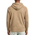 thumbnail image 4 of Mens Athletic Hoodie Quick Dry Lightweight Long Sleeve Hooded Pullover Fall Moisture Wicking Regular Fit Gym Active Pullover Top Khaki XL, 4 of 4