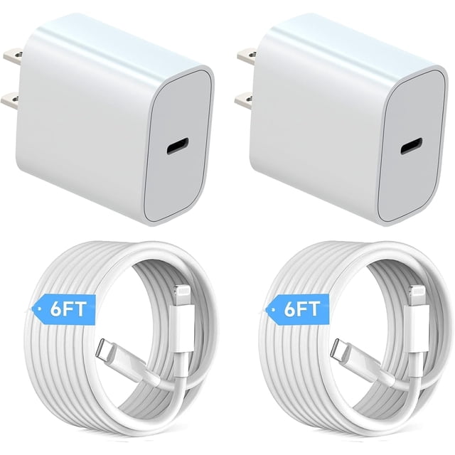 Cargador de pared Charger Gqohrt USB C de 20 W para iPhone 14 con cable