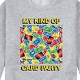 thumbnail image 3 of UNO - My Kind Of Card Party - Men's Crew Neck Fleece Pullover, 3 of 5