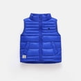 thumbnail image 7 of Cethrio Boys Puffer Vests Size 5-6 Years, Sleeveless Lightweight Warm Quilted Winter Outerwear with Zipper Blue, 7 of 7
