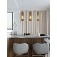 thumbnail image 3 of AFX Spun 3 Light Linear Pendant Smoke, 3 of 3