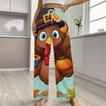 thumbnail image 2 of Happy Thanksgiving Pumpkin Turkey Pajama Pants Comfortable Elastic Waist Pajamas Fashion Sleepwear Bottoms Plus Size Homewear, 2 of 6