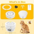 thumbnail image 7 of PcEoTllar Wireless Cat Water Fountain Cordless, Battery Operated Cat Fountain, 33.8oz/1000mL Automatic Pet Water Dispenser Rechargeable Drinking Fountains for Cats and Dogs, 7 of 7