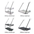 thumbnail image 2 of Double Layer Perch With Suction Cups Cat Bed Hammock Pet Easy Install Detachable, 2 of 10