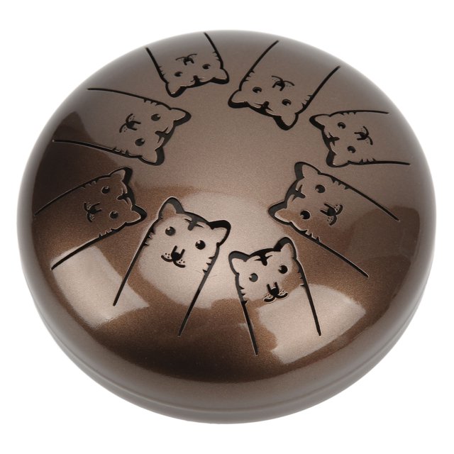 Hand Ethereal Drum, Wear Resistant 5.5in Tongue Drum Compact Size With Drumsticks For Religious Events For Music Education