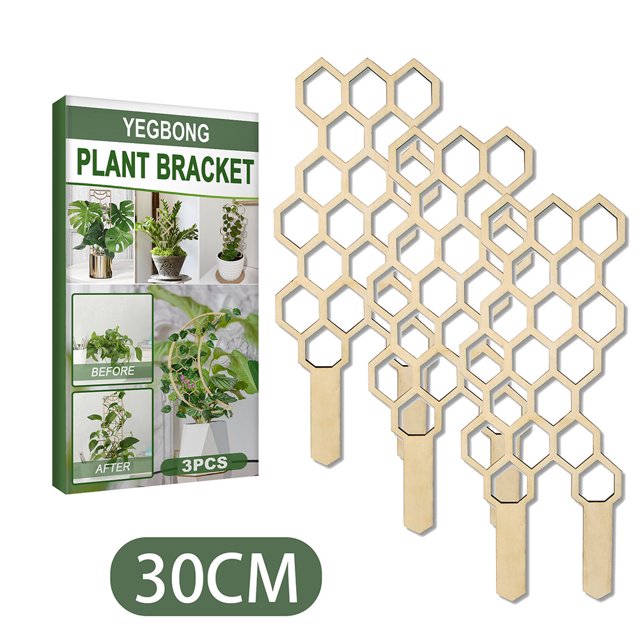Titular De La Planta Soporte para plantas trepadoras de 3 uds. Poste de soporte fijo fácil de instalar para el crecimiento de las plantas Hugtrwg Para estrenar