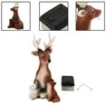 thumbnail image 2 of Solar Tree Deer & Hedgehog Statue,Garden Ornament Decoration, 2 of 7