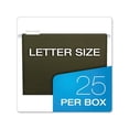 thumbnail image 6 of Earthwise by Pendaflex 100% Recycled Colored Hanging File Folders Letter Size, 1/5-Cut Tab, Green, 25/Box, 6 of 6