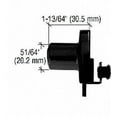 thumbnail image 4 of CRL EH214KA Black Chrome Double Glass Door Lock - Keyed Alike, 4 of 4