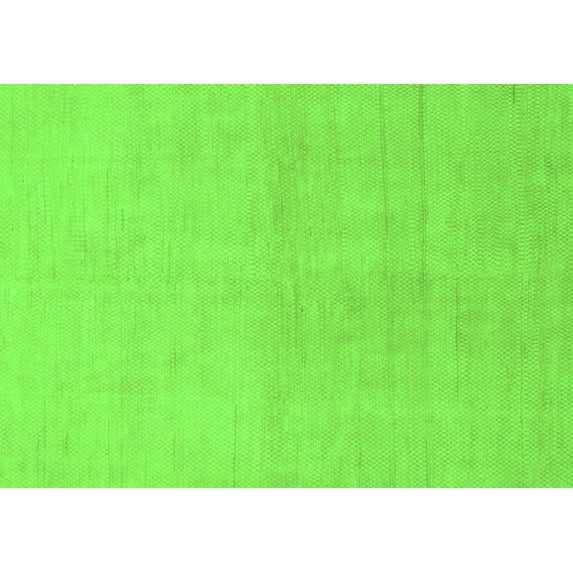 Ahgly Company Indoor Rectangle Solid Green Modern Area Rugs, 2' x 3'