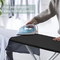 thumbnail image 4 of Ironing Board Cover and Pad Extra Thick Heavy Duty Padded Multiple Layers,Non Stick Scorch and Stain Resistant,Black, 4 of 7