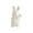 White, variant on HOARBOEG Easter Bunny Flower Vase, Ceramic Rabbit Handheld Flower Holder for Small Fresh Flowers, Cute Home Desk Table Decor, Spring & Easter Holiday Decoration Gift