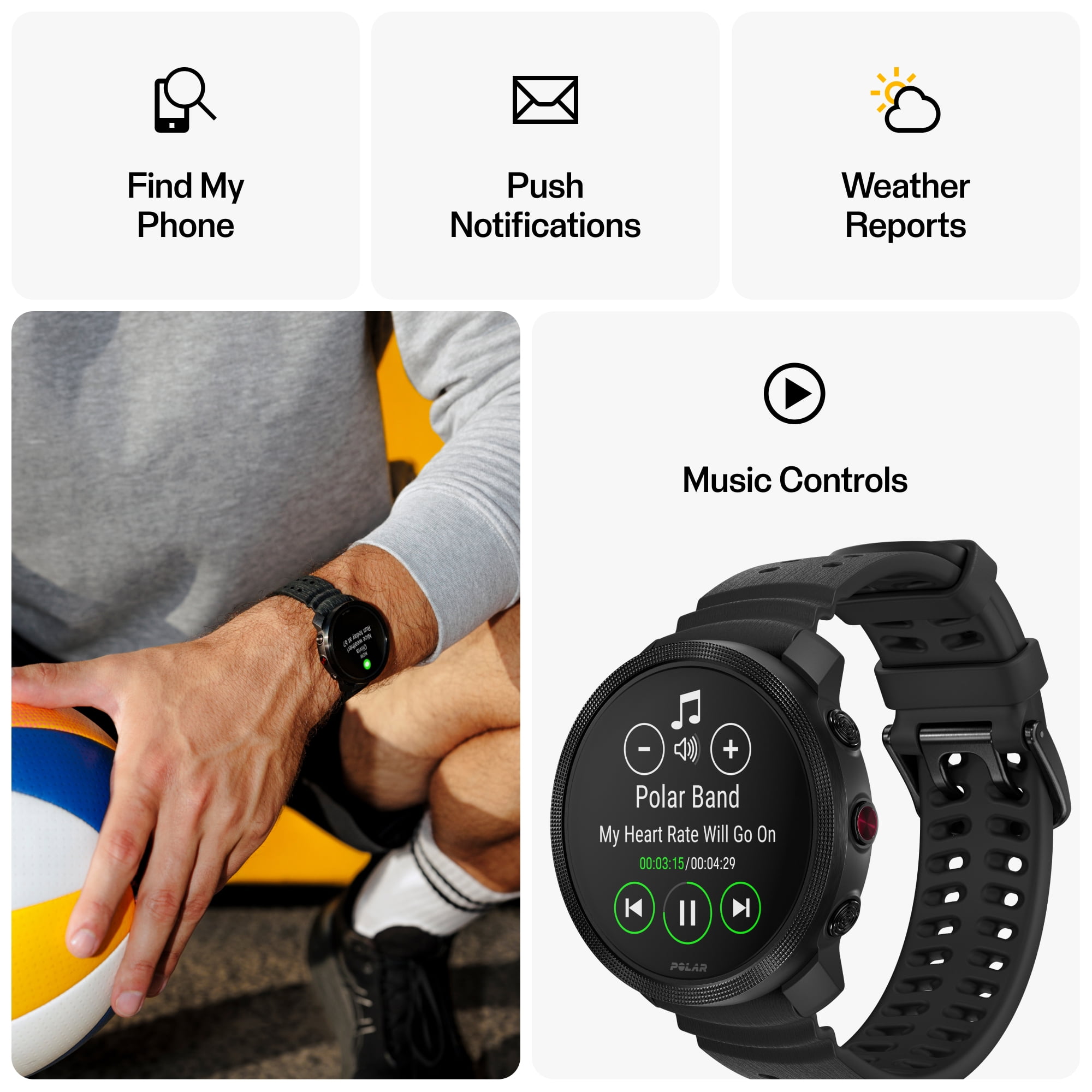 Polar Vantage M3 -Smart Multi-Sport Watch