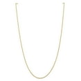 thumbnail image 4 of Auriga 14K Yellow Gold 1.3 mm Diamond-Cut Rope Chain Necklace for Women 26", 4 of 7