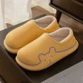 thumbnail image 3 of Zapatillas peludas para mujer, chanclas de oso de peluche, chanclas cálidas de invierno con dibujos animados Kawaii de felpa, zapatos para el hogar, chanclas planas divertidas para mujer, 3 of 5