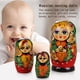 thumbnail image 1 of Muñecas creativas de anidación de madera para niños conjunto de muñecas Tmvgtek Matryoshka pintadas a mano juguete de deseos para el Día de los niños adornos de muñecas rusas, 1 of 8
