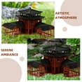 thumbnail image 3 of Nestingho Figurilla Torre Marrón Para De Acuarios Y Japoneses, 3 of 6
