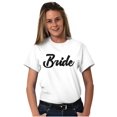 thumbnail image 5 of Bride Flowers Bridal Shower Engaged Women's Graphic T Shirt Tees Brisco Brands X, 5 of 5