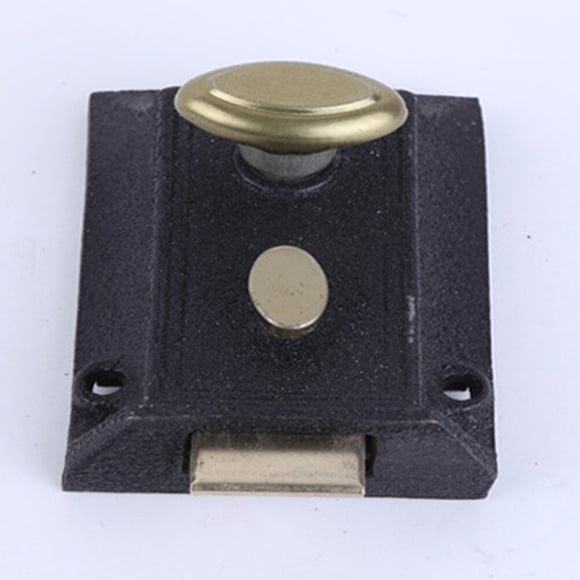 COOPHYA 1Pcs Brass Plated Entrance Door Lock for School Use with Spring Lock and Manual Unlocking Capabilities