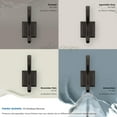 thumbnail image 6 of Amerock Aliso Transitional Double Prong Oil-Rubbed Bronze Wall Hook, 6 of 9
