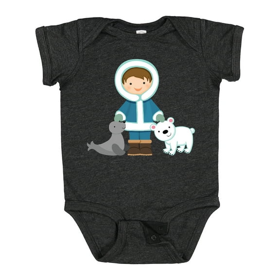 Inktastic Eskimo Boy Cute Alaska Boys Baby Bodysuit