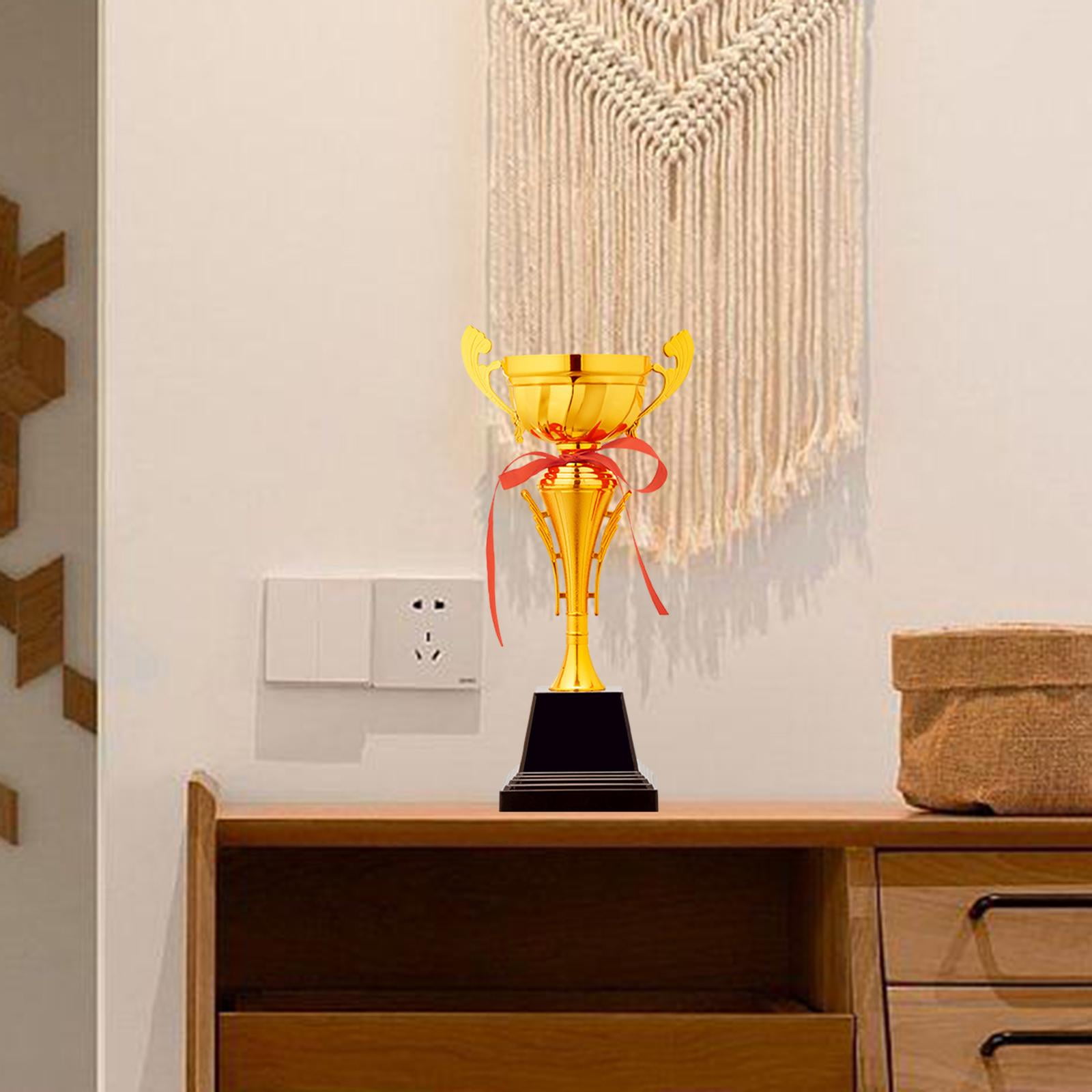 Rushawy Football Soccer Match Trophy, Competitions Award Trophy with Base Trophy, Soccer 28cm