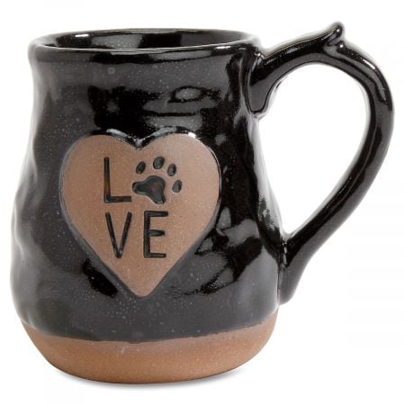Love Pawprint Mug- Large 20 Ounce Coffee Cup For Pet Lovers