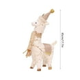 thumbnail image 2 of Grrvtrz Christmas Llama Decorations Desktop Ornaments Store Window Scene Decoration Holiday Props Dress Up,Decoration Supplies,Home Decor, 2 of 5
