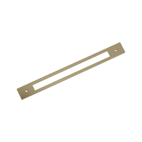 Amerock Medora 12 inch (305mm) Center-to-Center Rectangle Golden Champagne Appliance Pull Backplate