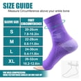 thumbnail image 3 of 3 Pairs Neuropathy Socks Peripheral Neuritis Compression Toeless Foot Sleeves for Men & Women(Mutilcolor-S), 3 of 8