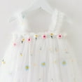 thumbnail image 4 of JDQJBZ Robe Sans Manches pour Filles, Tutu en Tulle Brodé Floral, Tenue de Fête pour 1-7 Ans, 4 of 5